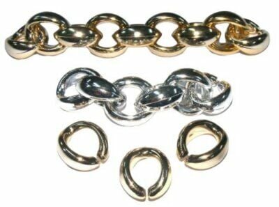 NO:105 *KÜÇÜK DÜZ PLASTİK ZİNCİR (865 ADET - 1 KG 13 METRE)