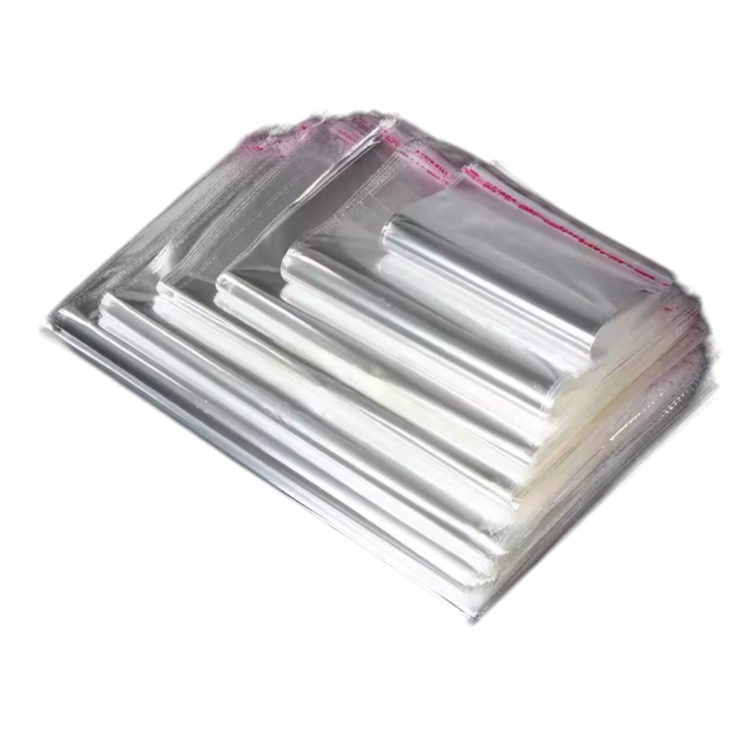 ŞEFFAF BANTLI  POŞET 26 X  35  CM (100 ADET)