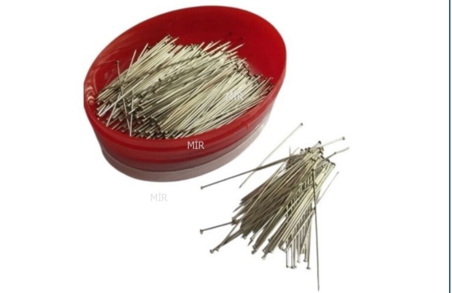 ÇELİK TOPLU İĞNE OVAL KIRMIZI 25 GR