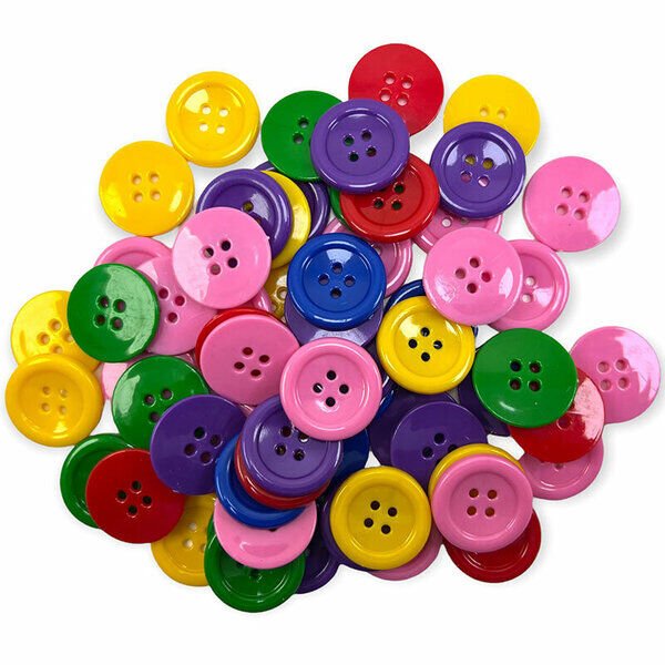 KARIŞIK 40 BOY DÜĞME (25MM) (1000 ADET)