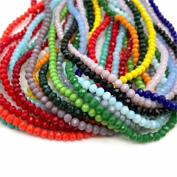 6MM KRİSTAL MAT CAM BONCUK (100AD * 1 DİZİ)