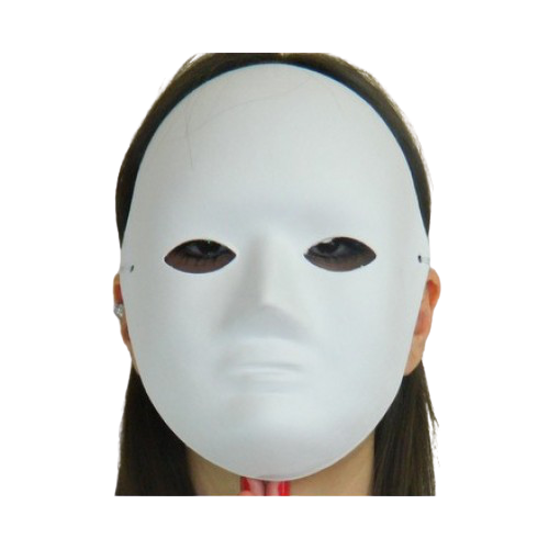 KARTON MASKE MODEL 1 (1 ADET)