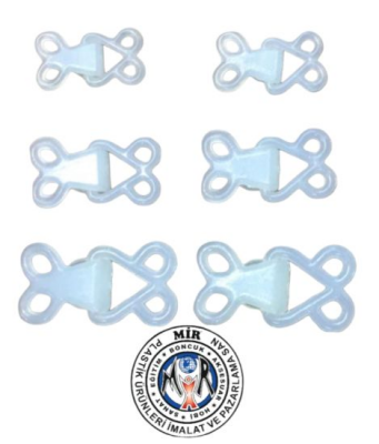 PLASTİK AGRAF (KOPÇA) NO:3  (144ADET)