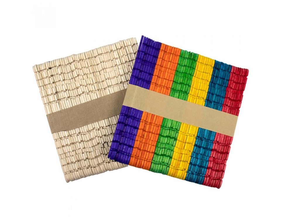 AHŞAP ÇUBUK GEÇMELİ (1 PK KARIŞIK RENK