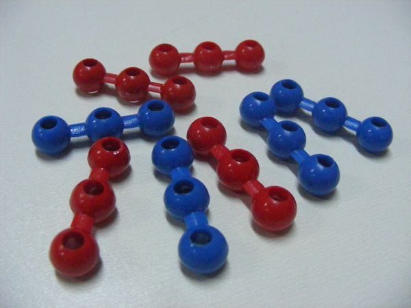 10MM ÜÇ SIRA MAKROME BONCUK (1KG) KOYU MAVİ