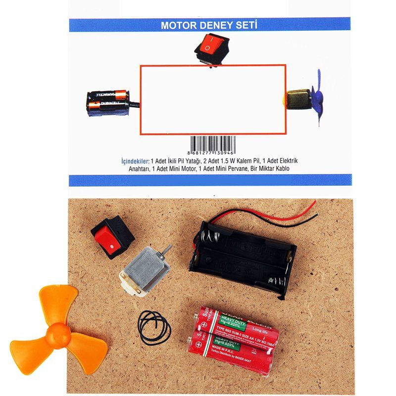 MOTOR DENEY SETİ (1 PAKET)