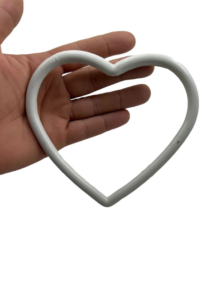 PLASTİK TEKLİ KALP HALKA NO:1