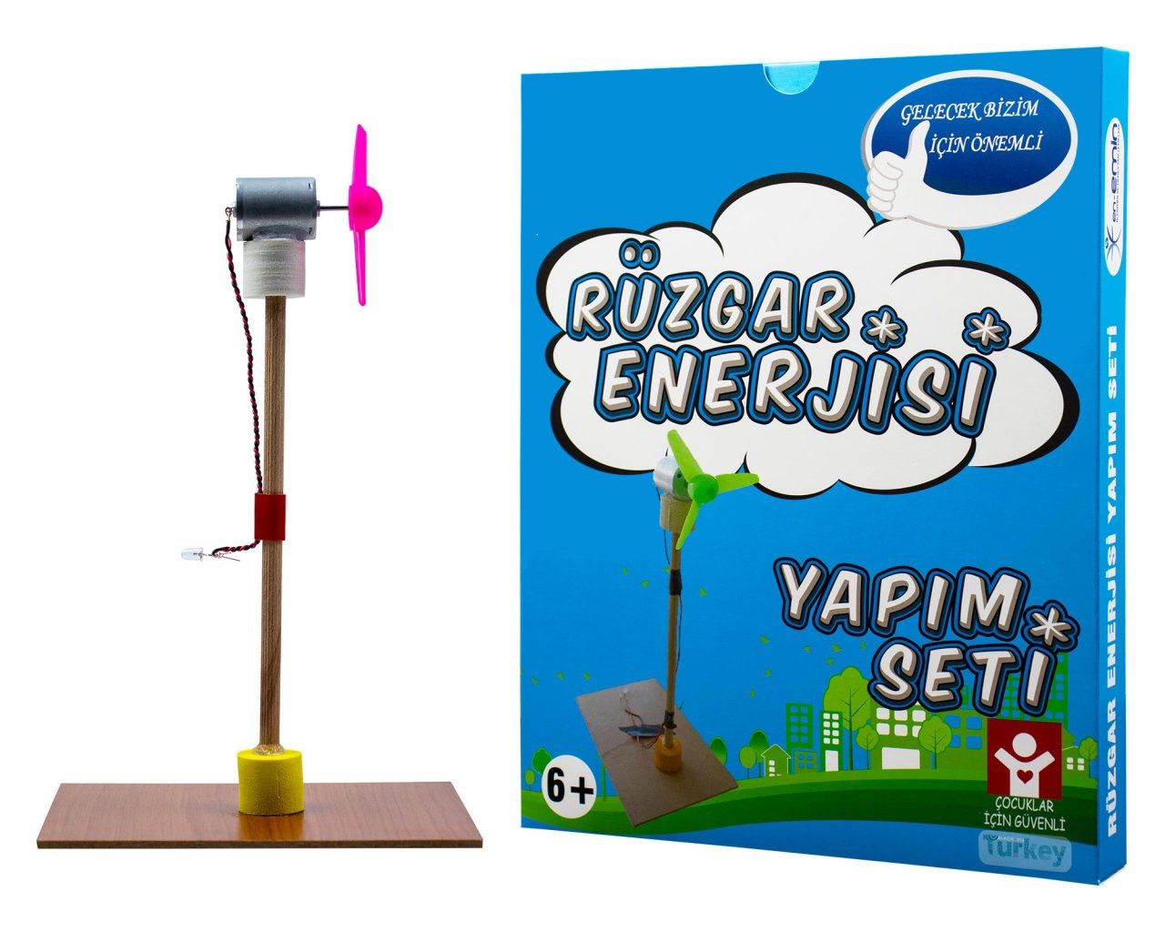 RÜZGAR ENERJİSİ YAPIM SETİ (1 KUTU)