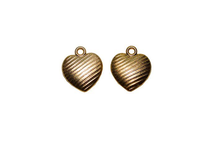 ÇİZGİLİ KULPLU KALP BONCUK (100GR) GÜMÜŞ METALİZE