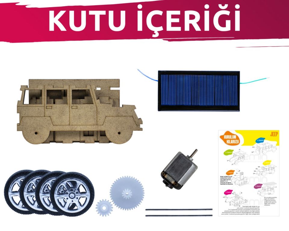 GÜNEŞ ENERJİLİ JEEP (1 KUTU)