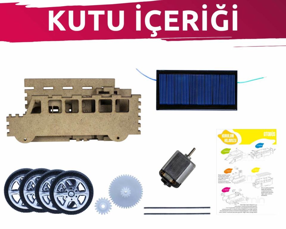 Güneş Enerjili Otobüs (1 KUTU)