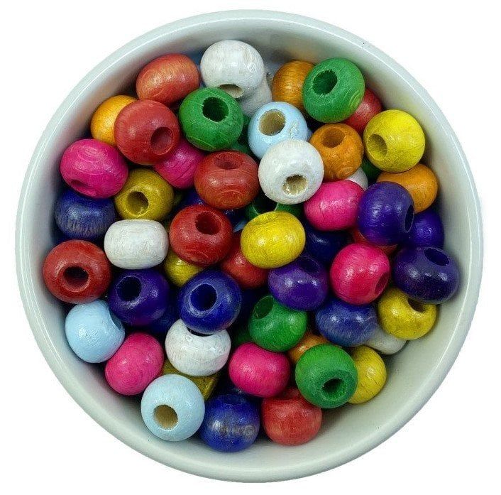 TAHTA 10 MM YUVARLAK BONCUK (2600ADET) KAHVERENGİ