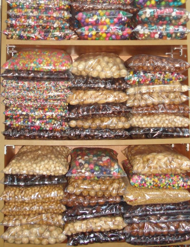 TAHTA 10 MM YUVARLAK BONCUK (2600ADET) KARIŞIK