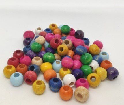 TAHTA 10 MM YUVARLAK BONCUK (2600ADET) KREM