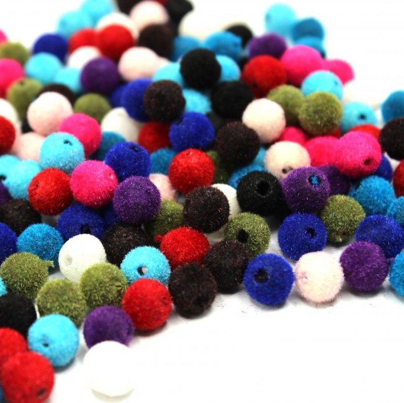 8 MM KADİFE BONCUK (500 GR)