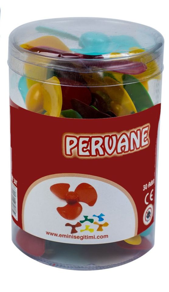 RENKLİ PERVANE 30 ADET (1 PAKET)
