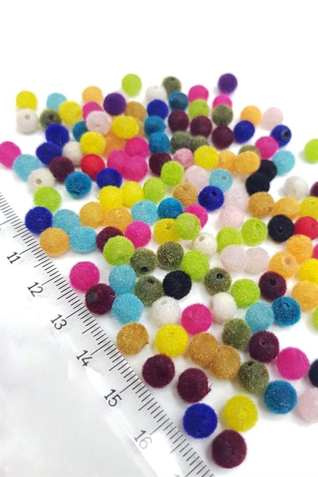 6 MM KADİFE BONCUK (500 GR)