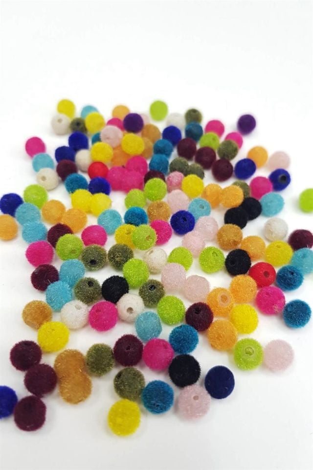 6 MM KADİFE BONCUK (500 GR)