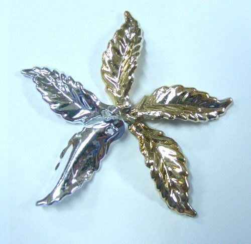 Söğüt Yaprağı Boncuk Altın sarı