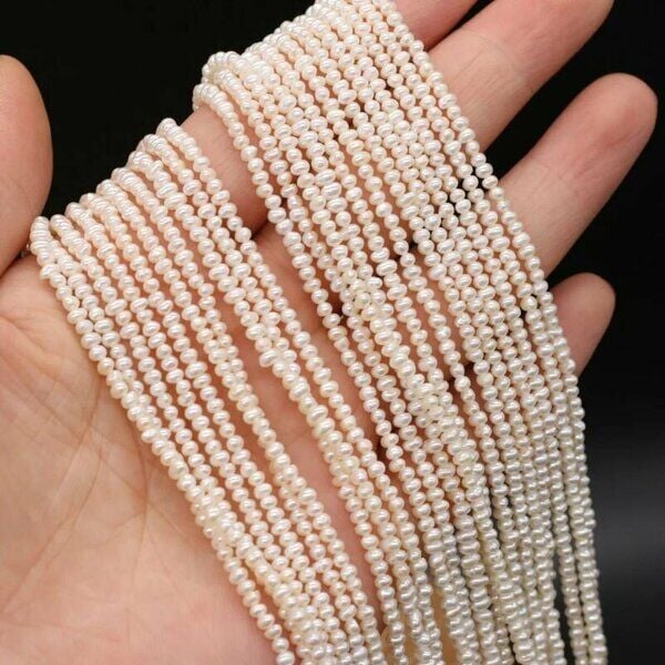 4MM DOĞAL KIRIK İNCİ (1 DİZİ)