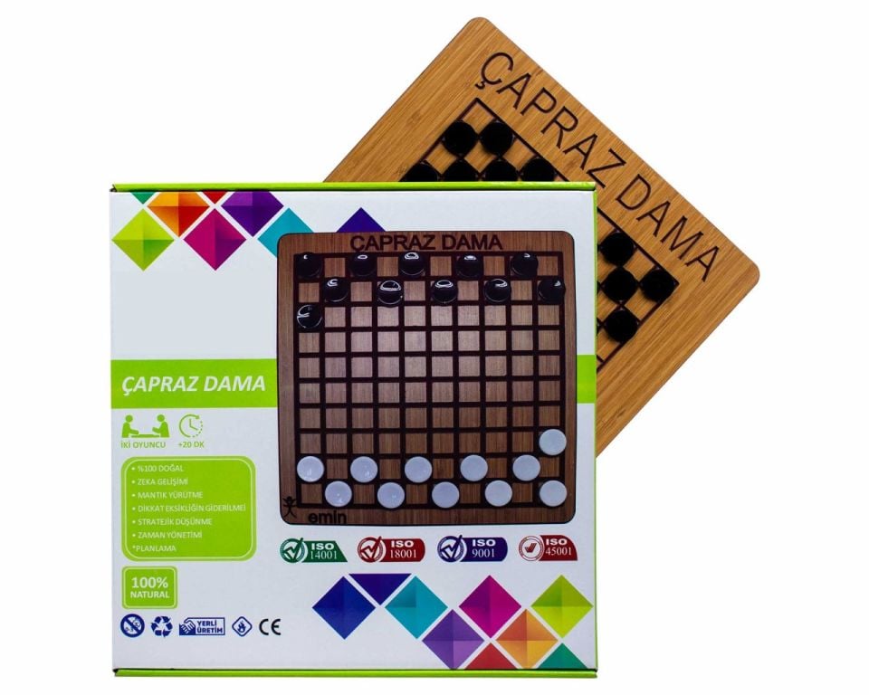 ÇAPRAZ DAMA OYUNU (1 KUTU)