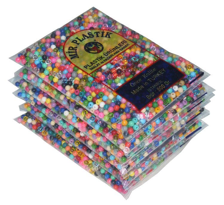 8 MM MAKROME BONCUĞU (1 KG) BEYAZ