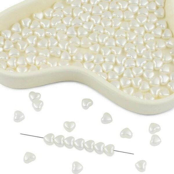 İNCİ KALP ŞEKİLLİ BONCUK (1 KĞ)