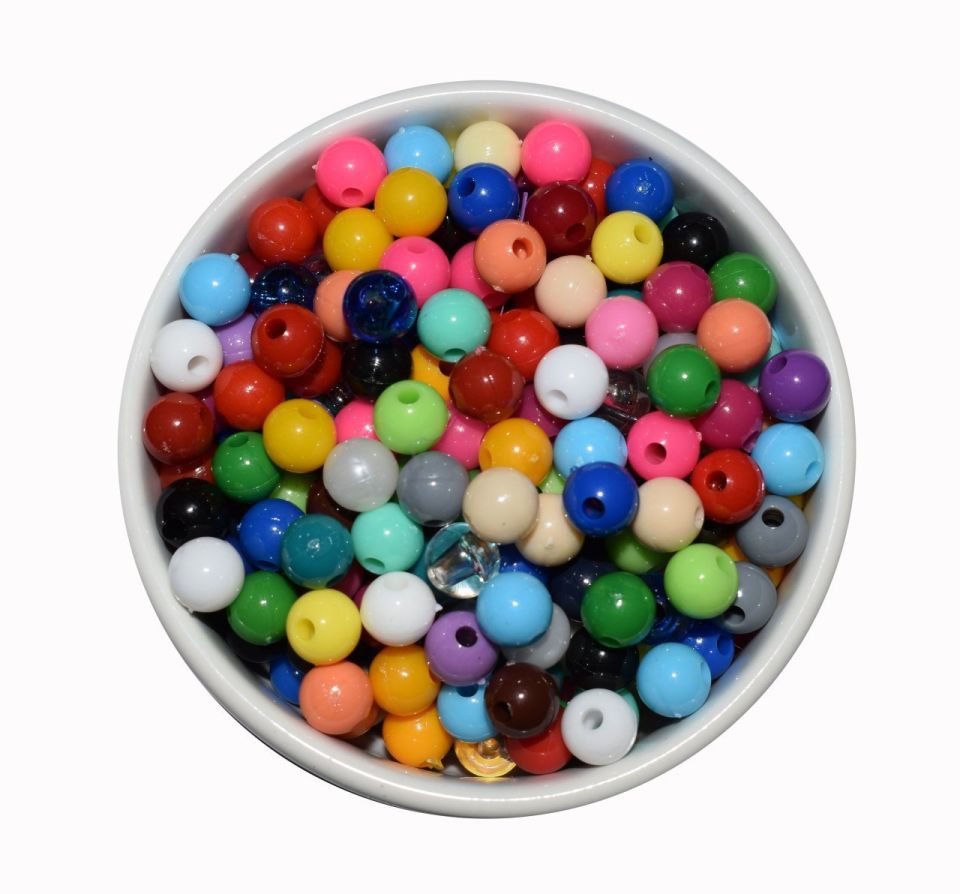 8 MM MAKROME BONCUĞU (1 KG) KOYU LACİVERT