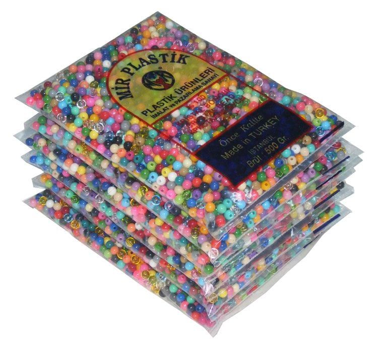 8 MM MAKROME BONCUĞU (1 KG) ŞEFFAF