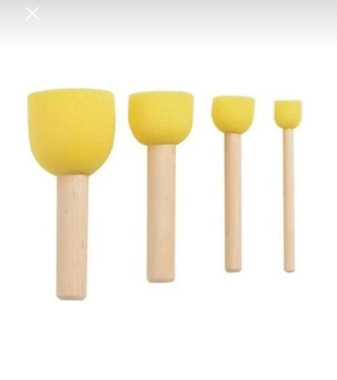 4'LÜ SÜNGER TAMPON FIRÇA SETİ 905-4