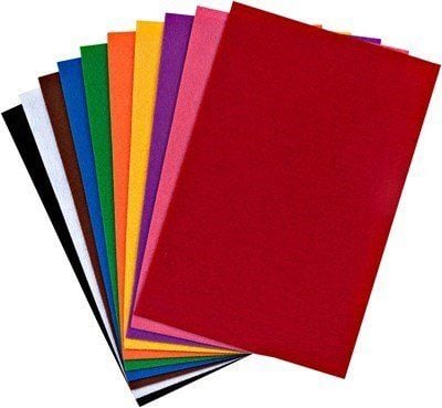 10'LU 50x70 KEÇE ( KARIŞIK RENK)