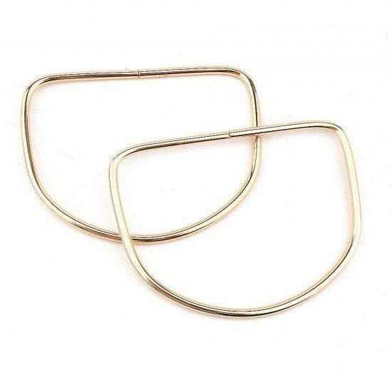 13 CM METAL D MODEL ÇANTA SAP ALTIN