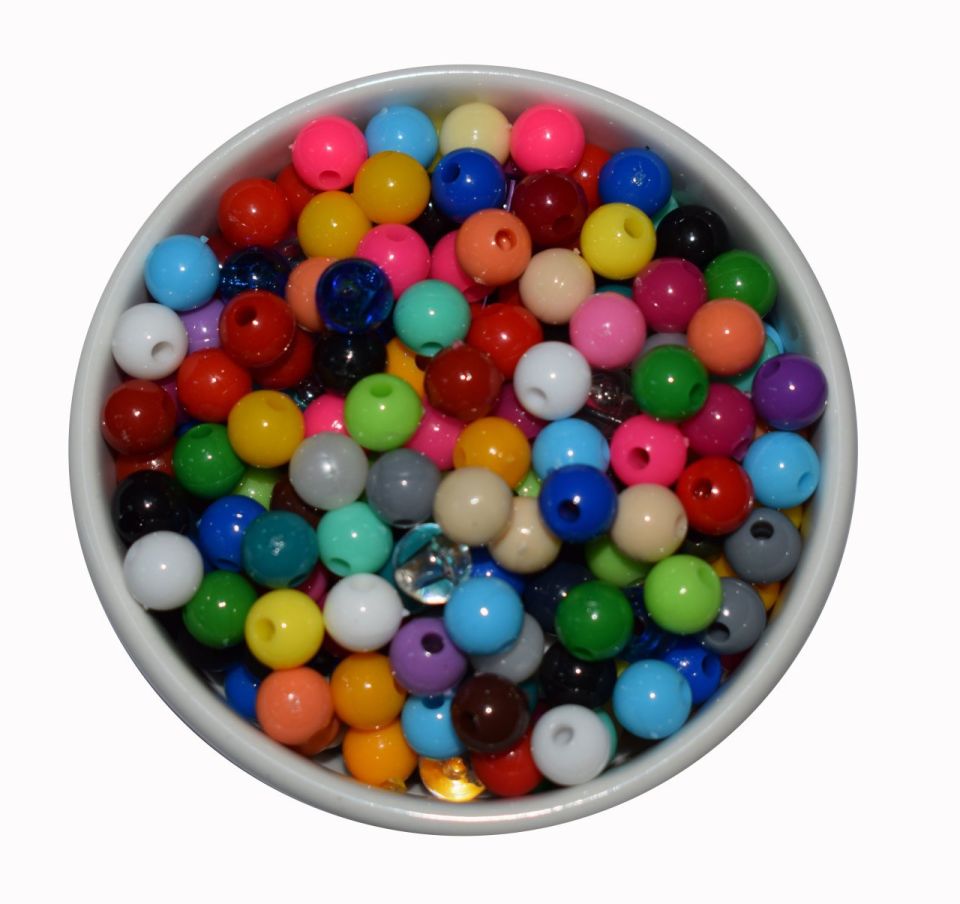 8 MM MAKROME BONCUĞU (1 KG) GÜMÜŞ KAPLAMA