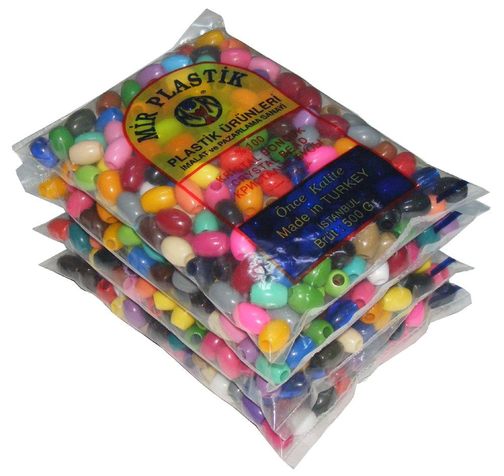 NO:9 *Büyük Zeytin Boncuk KOYU KREM