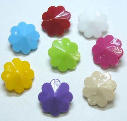 NO:68 *KRİSTAL PAPATYA BONCUK (880 AD) 100-KARIŞIK