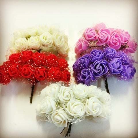 LATEKS GÜL (144 ADET) KIRMIZI