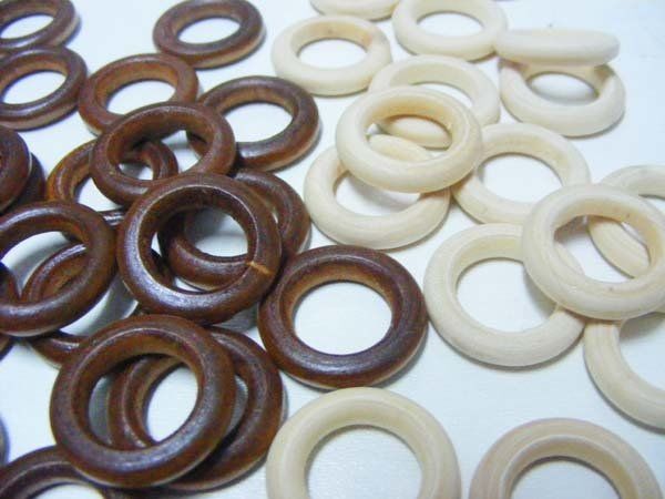 TAHTA HALKA  2.5 CM (100 AD) KREM