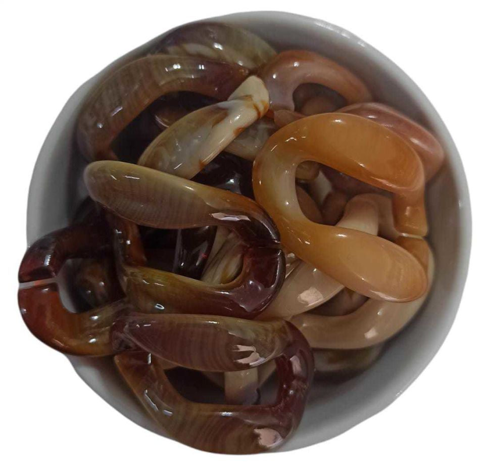 NO:226 PLASTİK KIVRIK ZİNCİR ( 360 ADET ) SİYAH