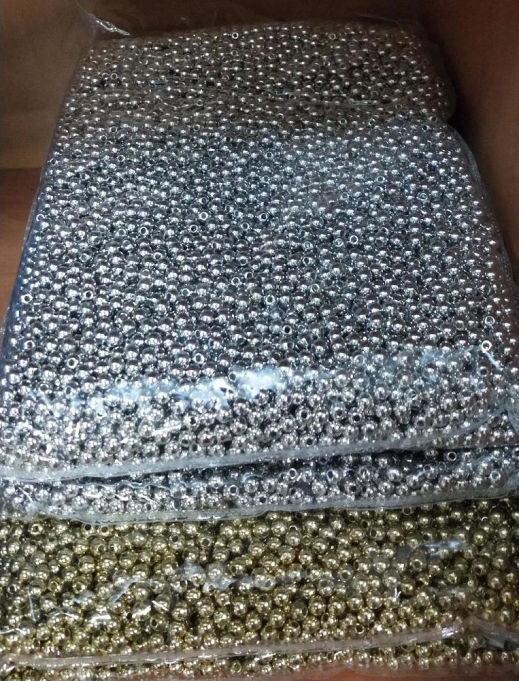 METALİZE 5 MM BONCUK (15000 AD) GÜMÜŞ