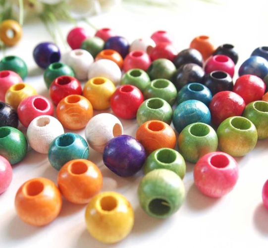 TAHTA 20MM YUVARLAK BONCUK (300 ADET)