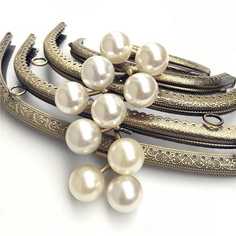 OVAL BONCUKLU ÇANTA BURSU 20,5 CM