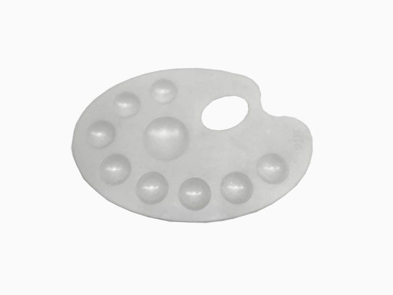 PLASTİK YUVARLAK BOYA PALETİ (20*14) 9 BÖLMELİ