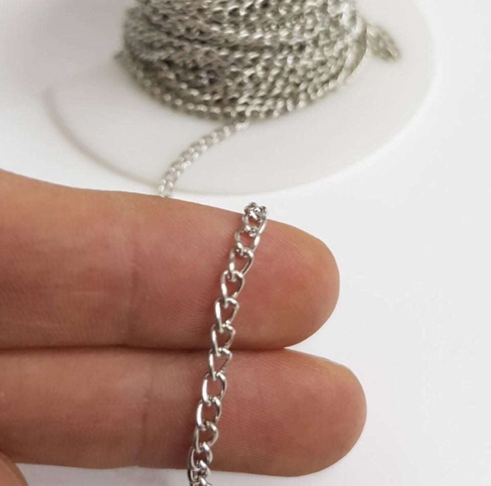 1.2 METAL ZİNCİR (100 METRE) GÜMÜŞ