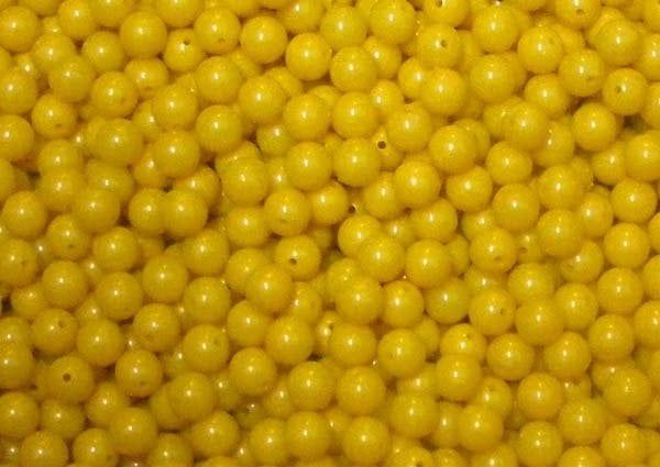 14 MM DAR DELİK BALIK BONCUK (100 GR) AÇIK SARI