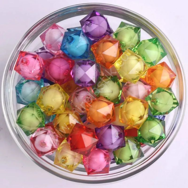 8 MM KÜP BONCUK İÇTEN BONCUKLU 1 KG