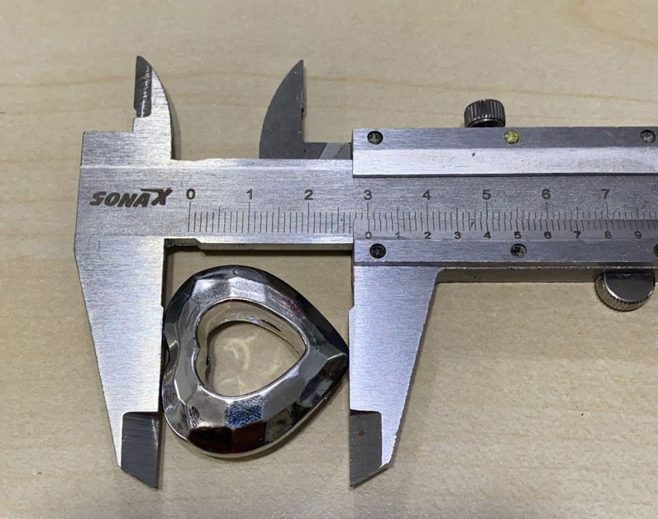 NO:55 *KRİSTAL BÜYÜK KALP BONCUK (1KG) GÜMÜŞ