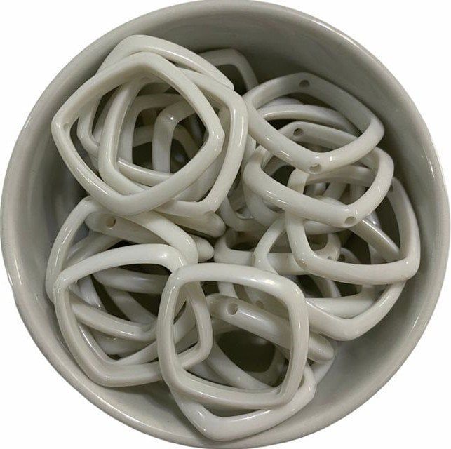 3 CM ÇEKİK BONCUK BEYAZ