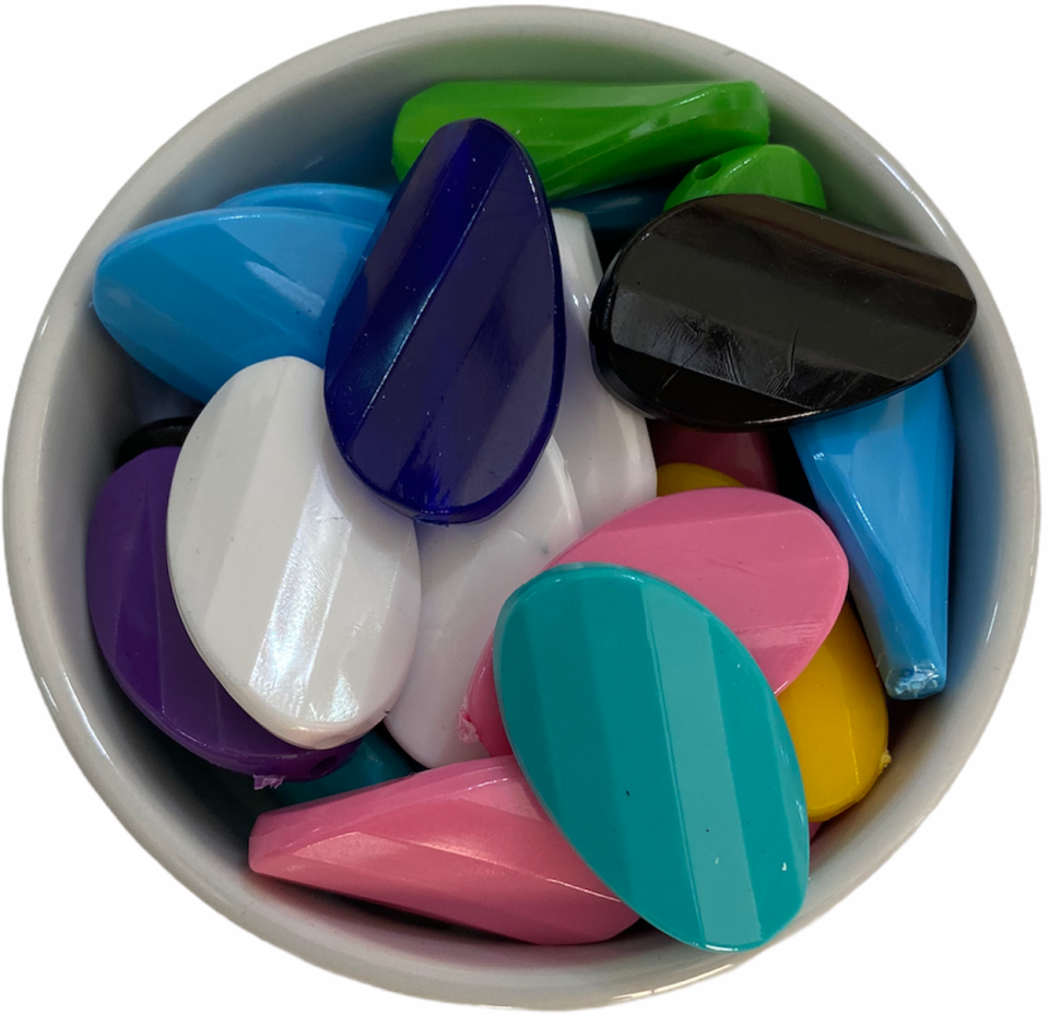 NO:18 *KRİSTAL CİPS BONCUK (1 KG)