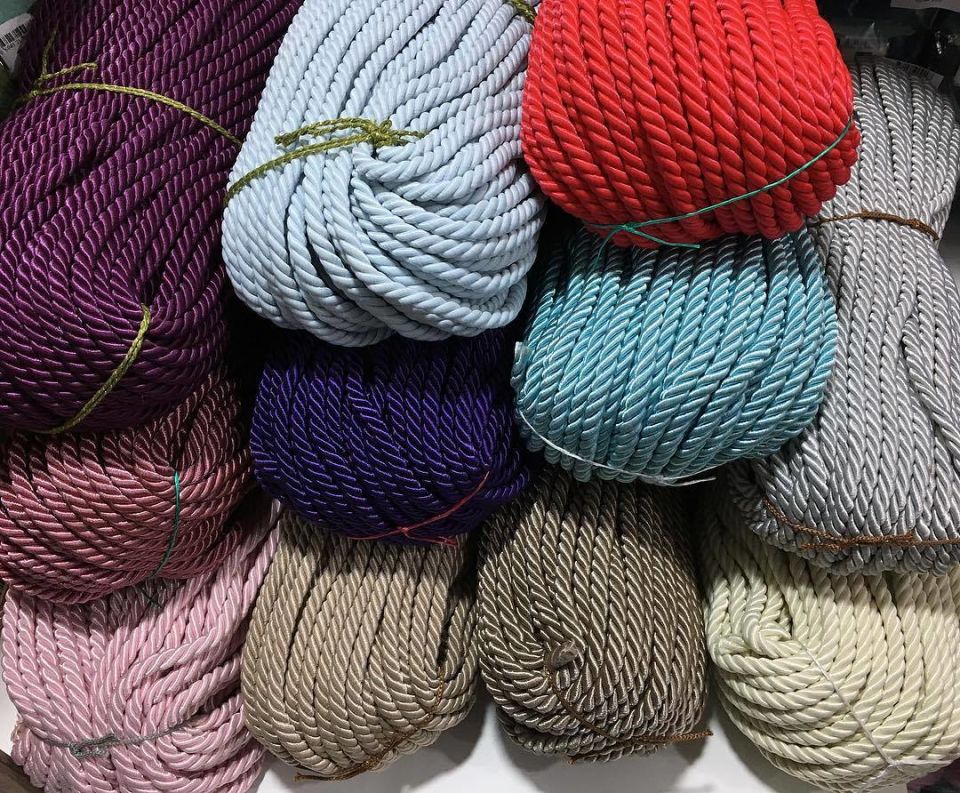 BÜKÜMLÜ KORDON İP 6 mm (50 METRE) KIRMIZI