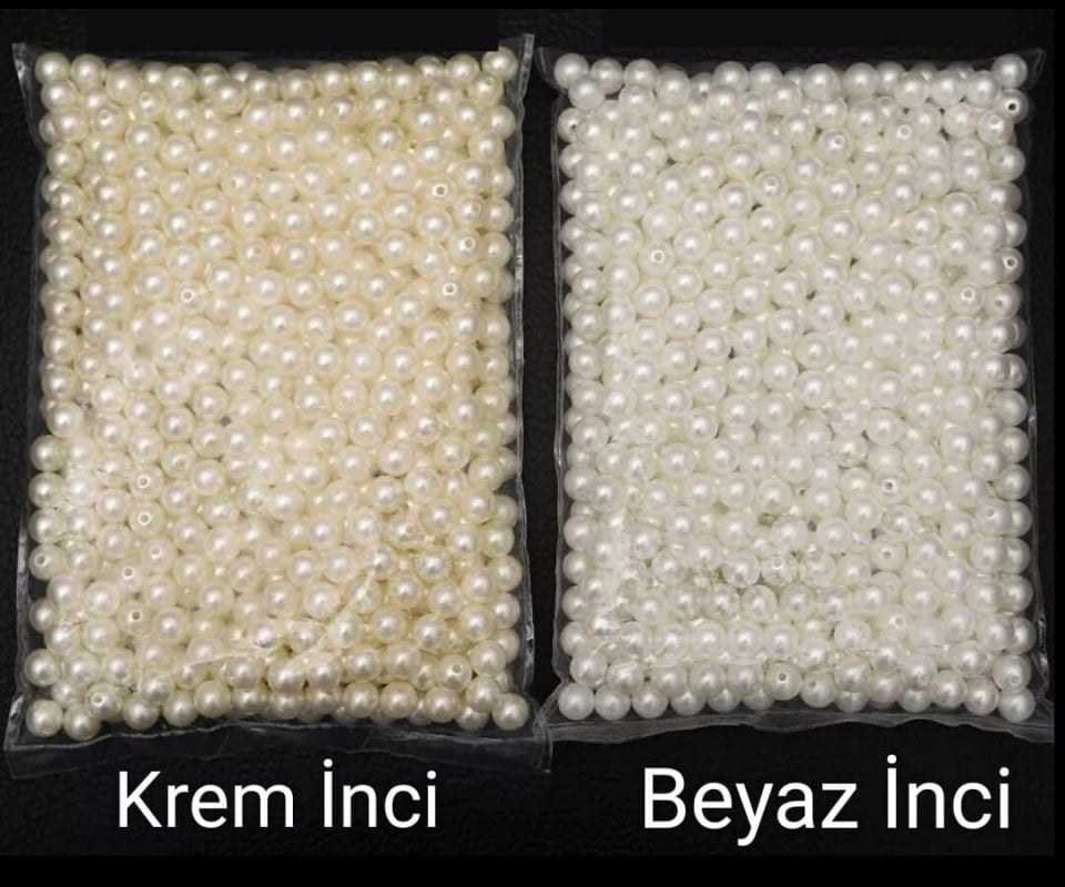 PLASTİK DÖKME BONCUK ABS İNCİ 4MM